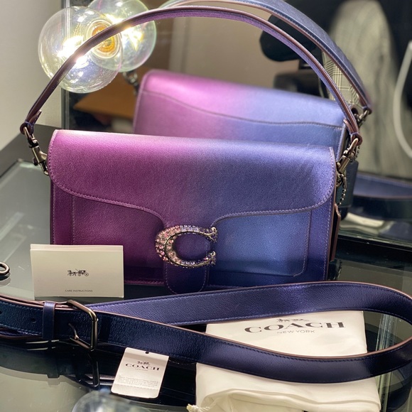 Coach Handbags - BRAND NEW! Coach Metallic Violet/Blue Tabby Bag